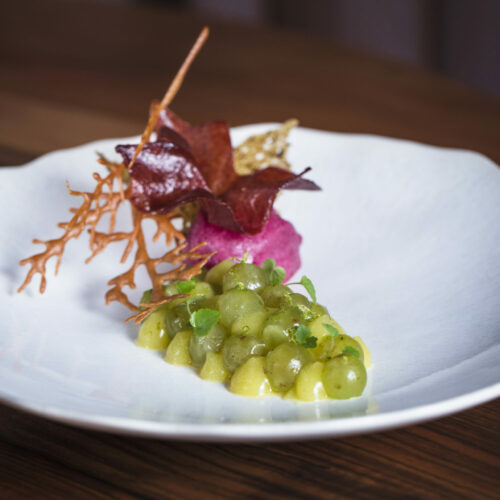 chateau vault de lugny septembre 2024 plats raisin7